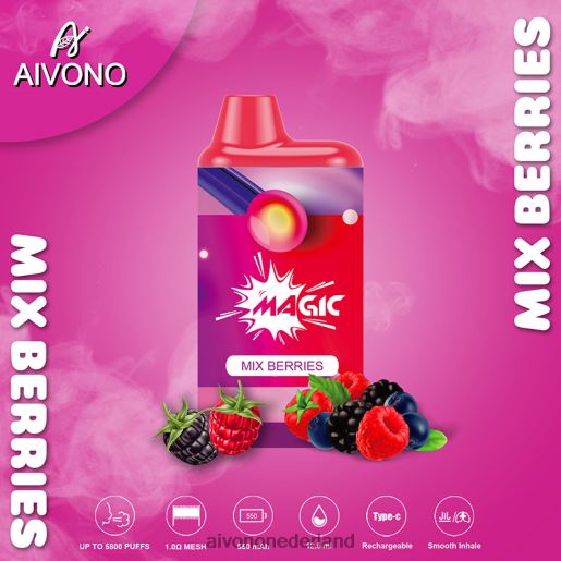 bessen mengen Aivono AIM MAGIC 5800 monddoossigaret P8J06100 | Aivono Amsterdam